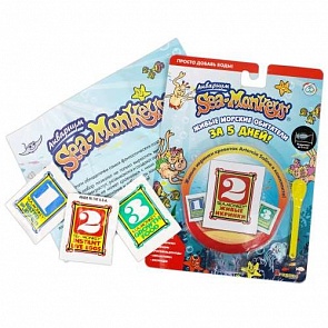 Набор с расходными материалами Sea-Monkeys: корм, икринки, очиститель для воды, мерная ложка (Sea-Monkeys, Т13630)